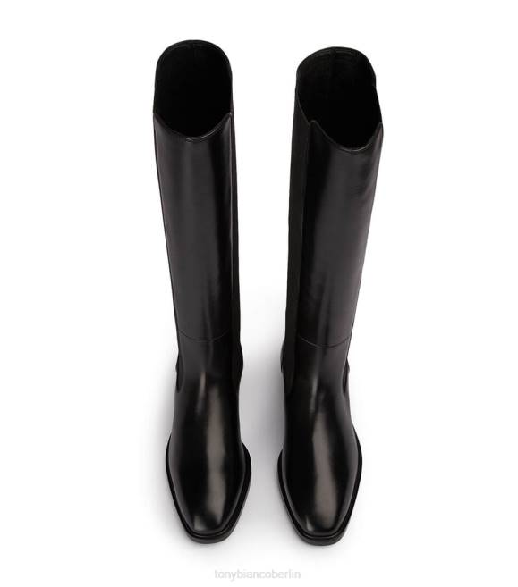 kniehohe Stiefel| de Tony Bianco Frauen Emrata-Kalbsstiefel schwarze Komo 4624430